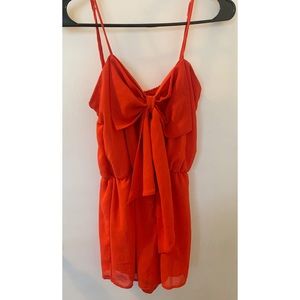Fun Red Women’s Romper